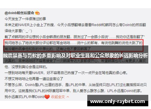 魏震禁赛与罚款的多重影响及对职业生涯和公众形象的长远影响分析 魏震禁赛与罚款的多重影响及对职业生涯和公众形象的长远影响分析